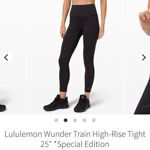 Lululemon Athletica High-Rise Black Leggings